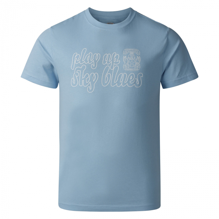 Coventry City Junior Play Up Sky Blues T-Shirt