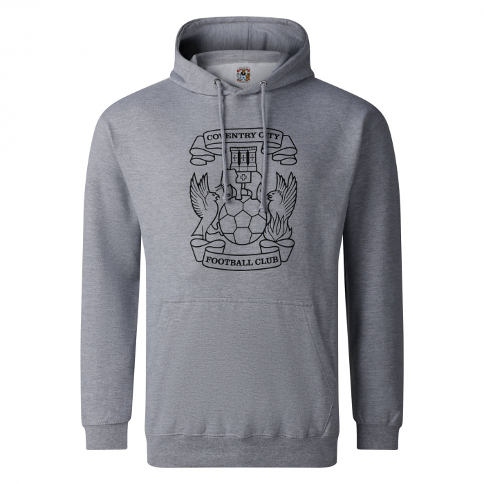 Coventry City Junior Crest Graphic Hoodie