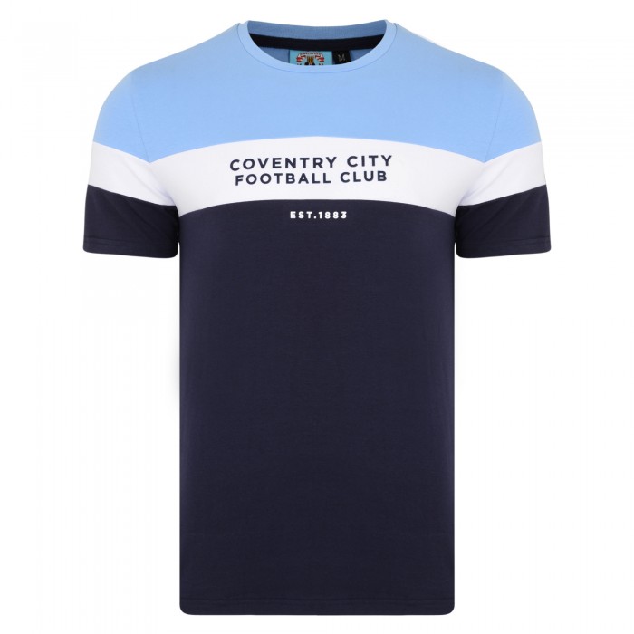 Coventry Mens Rubber Print Block T-Shirt