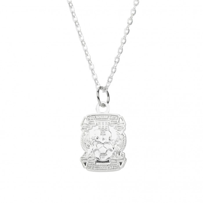 Coventry Silver Plated Crest Pendant