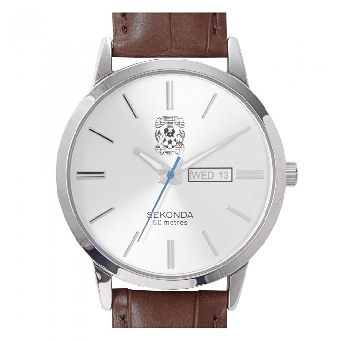 Coventry Men's Leather Strap Watch
