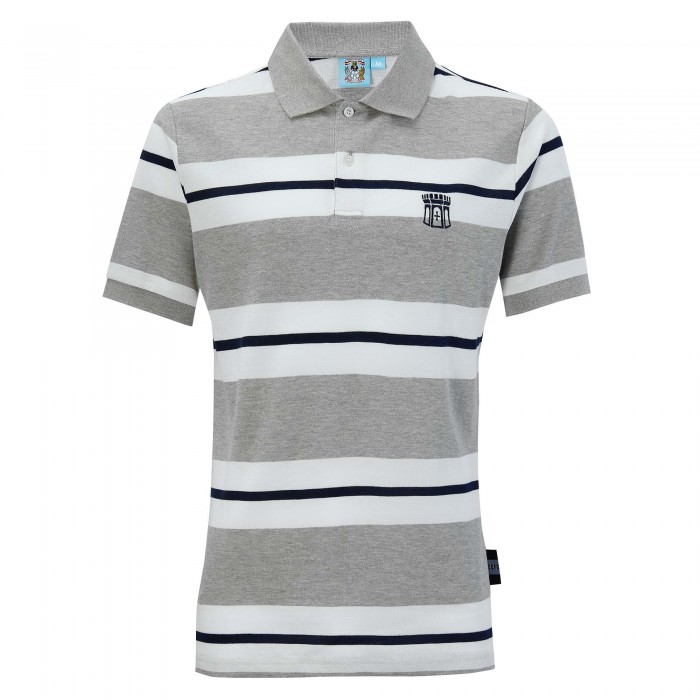 Coventry Mens Pique Striped Polo