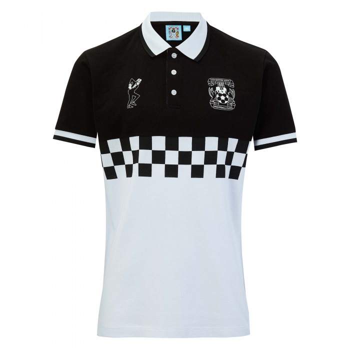 Coventry Mens 2 Tone Checkerboard Polo Shirt
