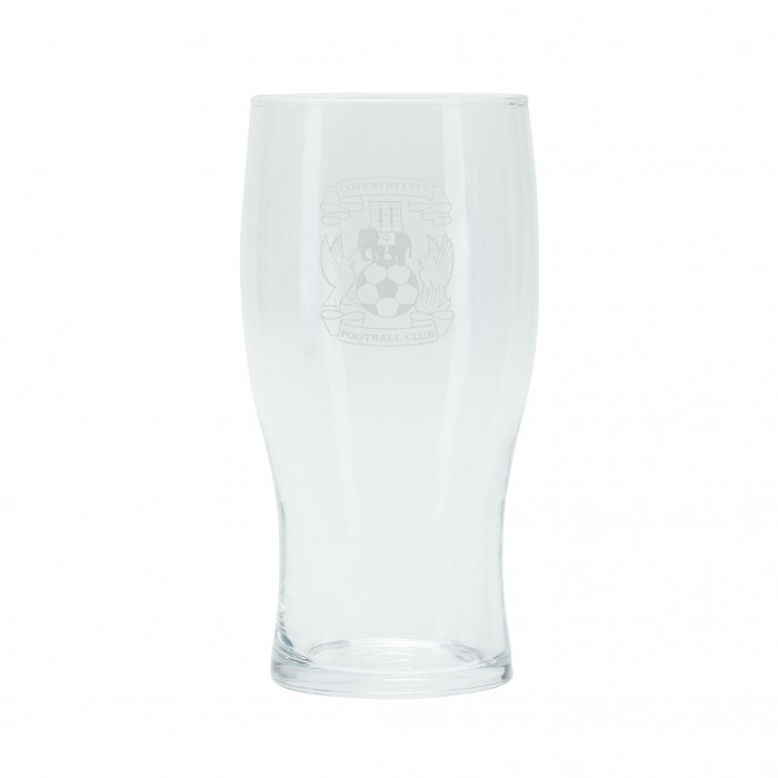 Coventry Etched Tulip Pint Glass