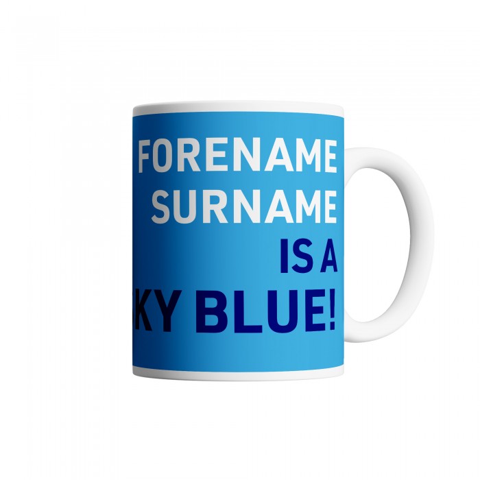 Coventry Personalised Sky Blue Mug